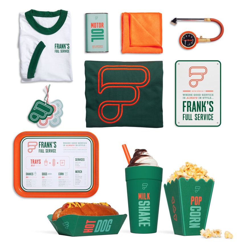 Carter's branding project for Frank's Full Service
