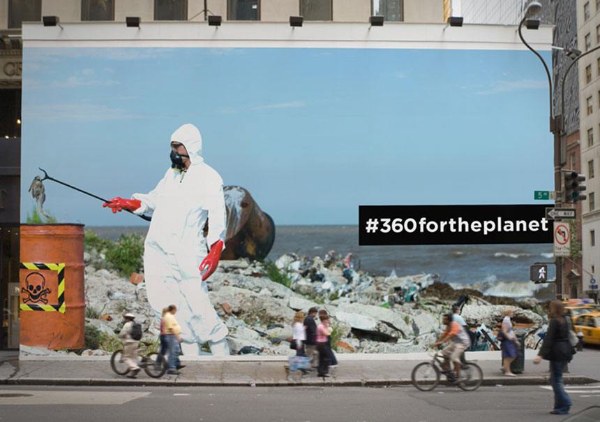 #360fortheplanet building wall board