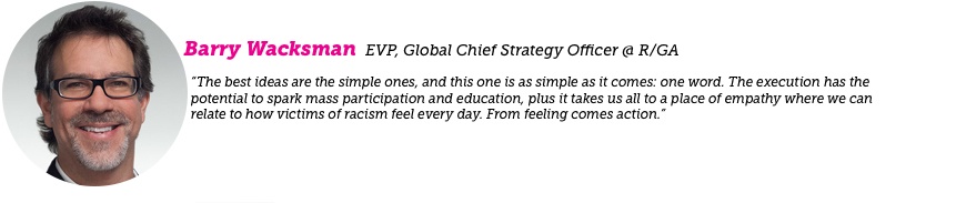 R/GA’s Barry Wacksman voted for In One Word
